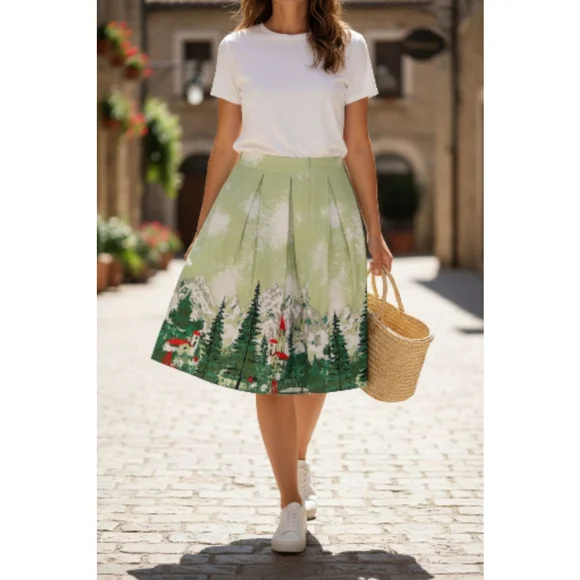 AYLI CHRISTMAS SKIRT SIZE 14 XL - Picture 6 of 11